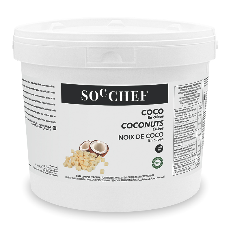 COCO EN CUBOS 2.5kg 1x1cm